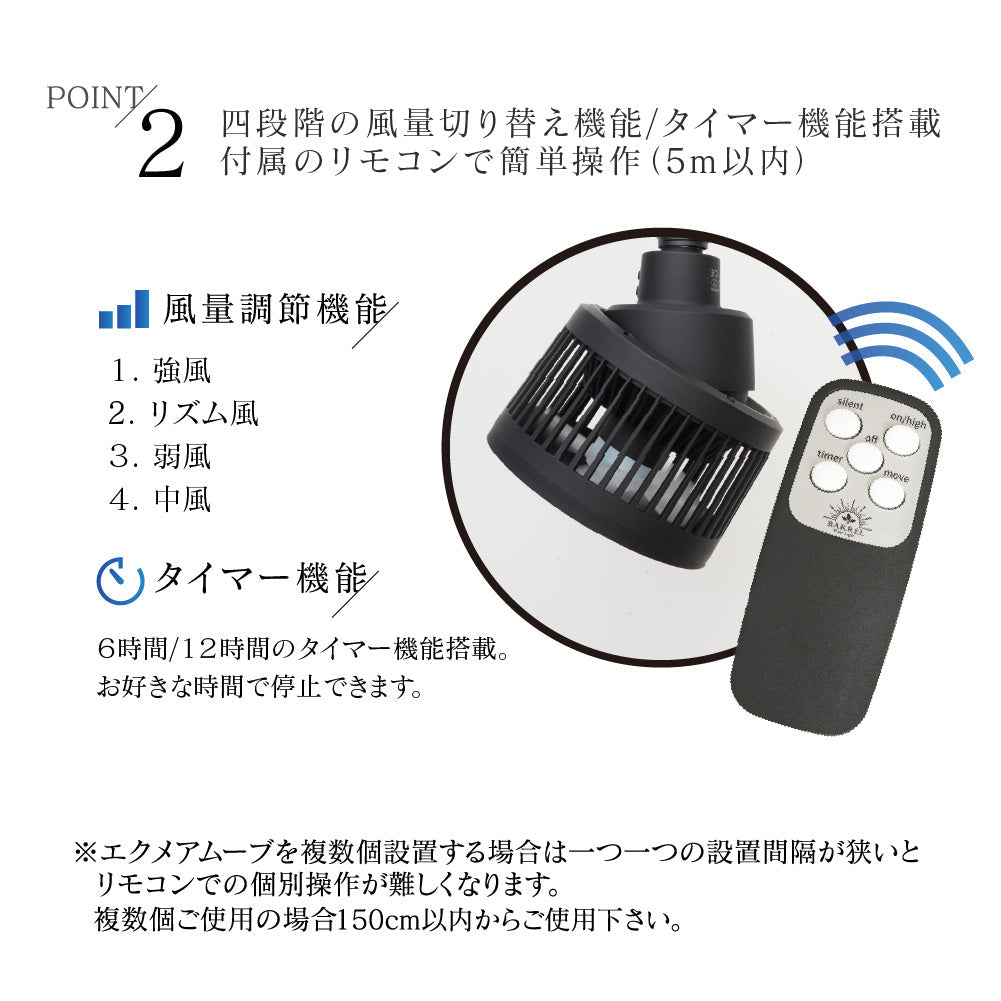 【AECHMEA MOVE】Air circulator