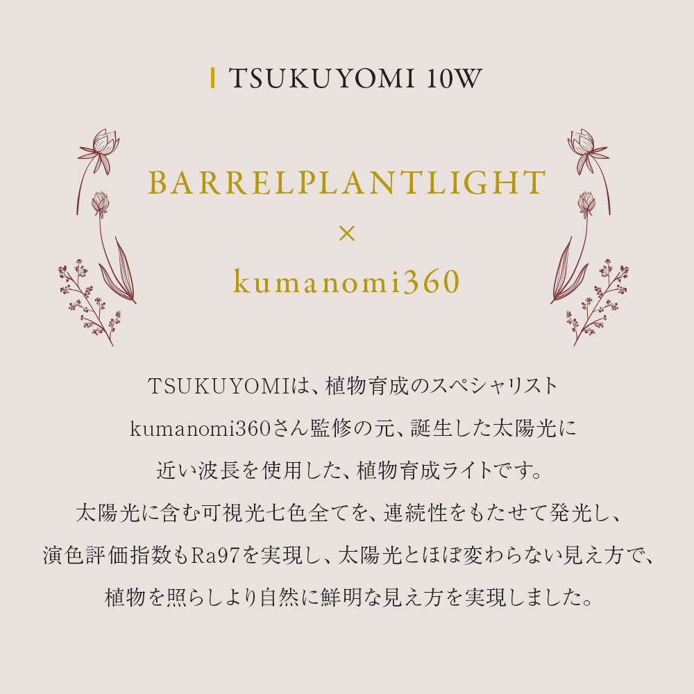 【TSUKUYOMI 10W】BULB E26<br>CCT: 4000~5000K