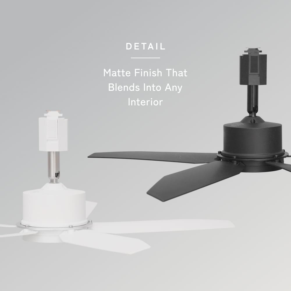 Azalea Fan | 5-Blade Air Circulator | Track Rail Mount