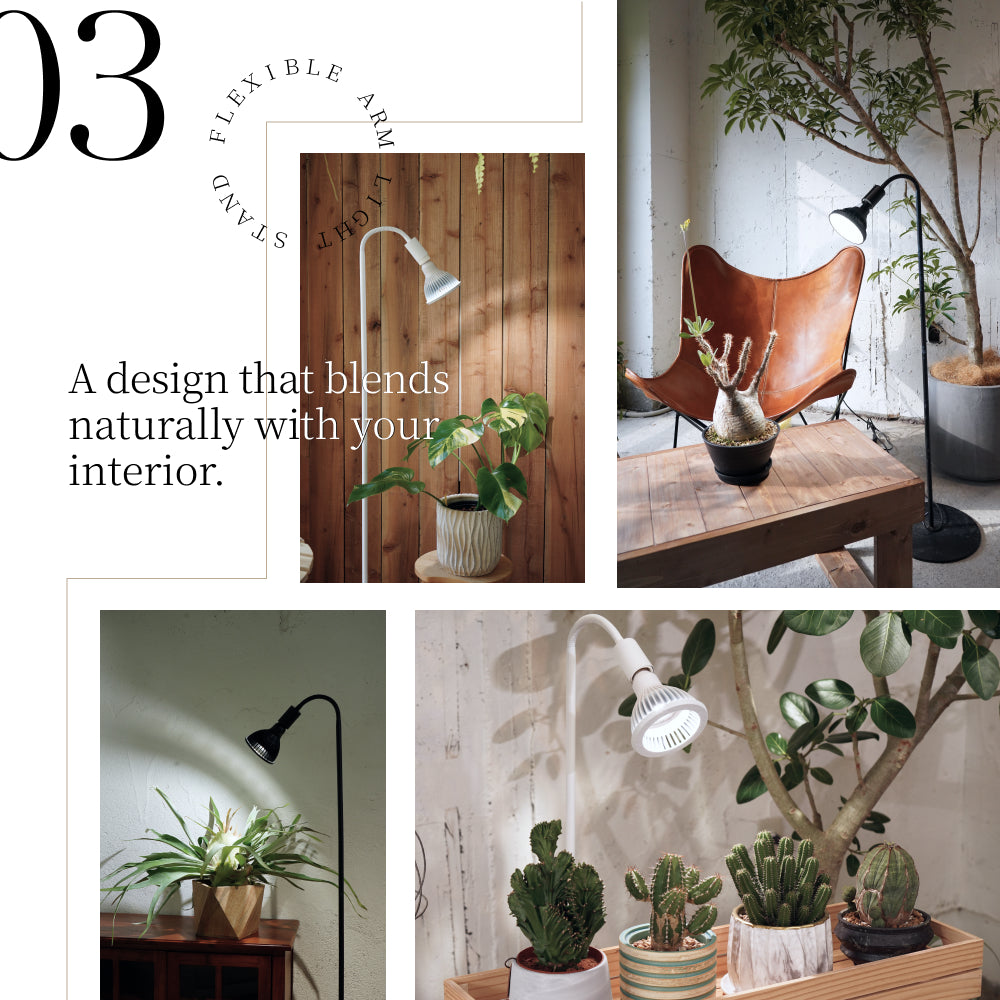 【Flexible arm light stand】<br>Lighting stand/Floor stand