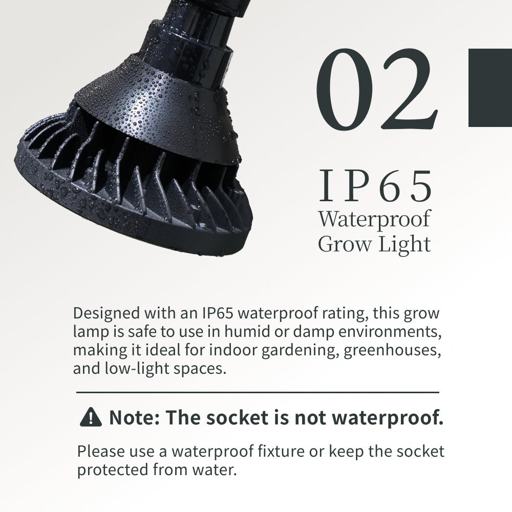 【WAP-SUN-20W】BULB E26<br>Water-resistance IP65<br>CCT: 4300~4700K