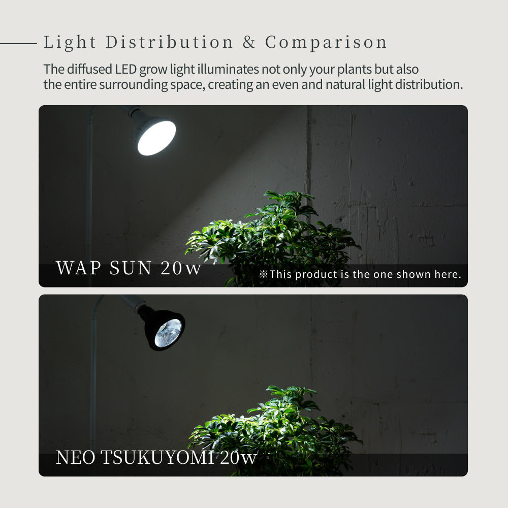 【WAP-SUN-20W】BULB E26<br>Water-resistance IP65<br>CCT: 4300~4700K