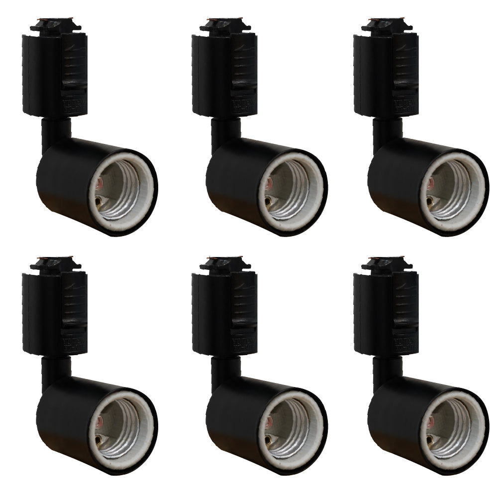 LIGHT SOCKET-10-E26-BK black