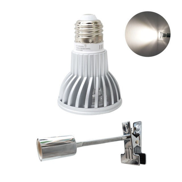 [Plant growth LED SUN-10W x E26 PLANT CLIP-A set] White bulb, diameter E26 (PLANTLIGHT10W) Houseplants Plant growth light