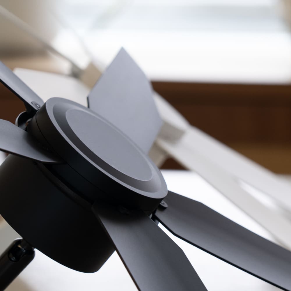 Azalea Fan | 5-Blade Air Circulator | Track Rail Mount