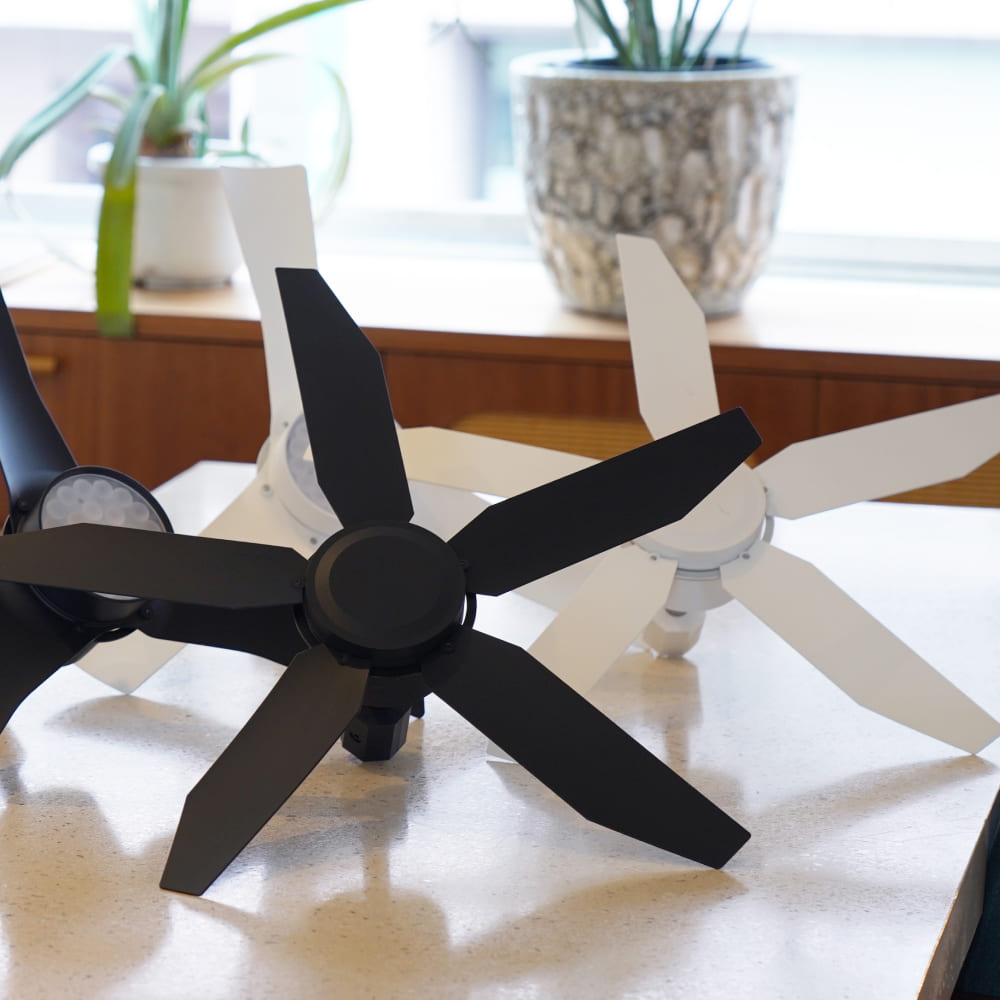 Azalea Fan | 5-Blade Air Circulator | Track Rail Mount