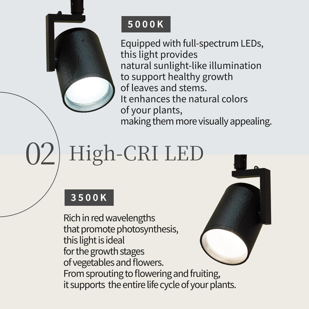 【HADES LED 45W]】<br>PRO SPEC<br>CCT: 3500K/5000K