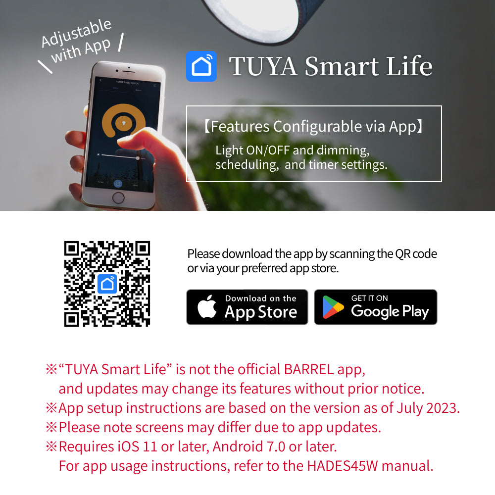 【HADES LED 45W]】<br>PRO SPEC<br>CCT: 3500K/5000K